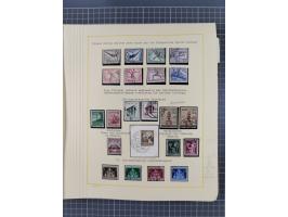 1859/1975 (ca.), postfrische/ungebrauchte und gestempelte Themensammlung “Der imperialistische Weltkrieg 1914/18”, inkl. Kolo