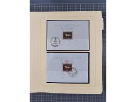 1859/1975 (ca.), postfrische/ungebrauchte und gestempelte Themensammlung “Der imperialistische Weltkrieg 1914/18”, inkl. Kolo