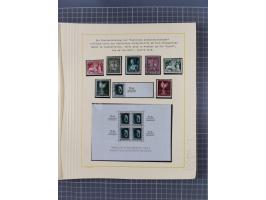 1859/1975 (ca.), postfrische/ungebrauchte und gestempelte Themensammlung “Der imperialistische Weltkrieg 1914/18”, inkl. Kolo