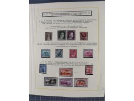 1859/1975 (ca.), postfrische/ungebrauchte und gestempelte Themensammlung “Der imperialistische Weltkrieg 1914/18”, inkl. Kolo