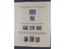 1859/1975 (ca.), postfrische/ungebrauchte und gestempelte Themensammlung “Der imperialistische Weltkrieg 1914/18”, inkl. Kolo