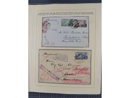 1859/1975 (ca.), postfrische/ungebrauchte und gestempelte Themensammlung “Der imperialistische Weltkrieg 1914/18”, inkl. Kolo