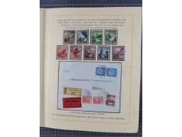 1859/1975 (ca.), postfrische/ungebrauchte und gestempelte Themensammlung “Der imperialistische Weltkrieg 1914/18”, inkl. Kolo