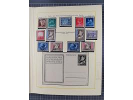 1859/1975 (ca.), postfrische/ungebrauchte und gestempelte Themensammlung “Der imperialistische Weltkrieg 1914/18”, inkl. Kolo