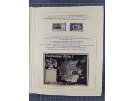 1859/1975 (ca.), postfrische/ungebrauchte und gestempelte Themensammlung “Der imperialistische Weltkrieg 1914/18”, inkl. Kolo