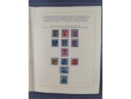 1859/1975 (ca.), postfrische/ungebrauchte und gestempelte Themensammlung “Der imperialistische Weltkrieg 1914/18”, inkl. Kolo