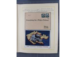 1859/1975 (ca.), postfrische/ungebrauchte und gestempelte Themensammlung “Der imperialistische Weltkrieg 1914/18”, inkl. Kolo