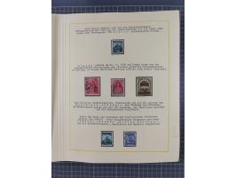 1859/1975 (ca.), postfrische/ungebrauchte und gestempelte Themensammlung “Der imperialistische Weltkrieg 1914/18”, inkl. Kolo