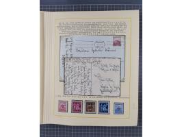 1859/1975 (ca.), postfrische/ungebrauchte und gestempelte Themensammlung “Der imperialistische Weltkrieg 1914/18”, inkl. Kolo