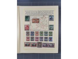 1859/1975 (ca.), postfrische/ungebrauchte und gestempelte Themensammlung “Der imperialistische Weltkrieg 1914/18”, inkl. Kolo