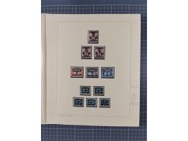 1859/1975 (ca.), postfrische/ungebrauchte und gestempelte Themensammlung “Der imperialistische Weltkrieg 1914/18”, inkl. Kolo