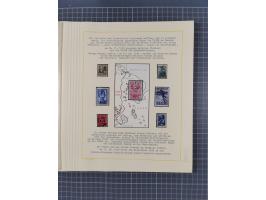 1859/1975 (ca.), postfrische/ungebrauchte und gestempelte Themensammlung “Der imperialistische Weltkrieg 1914/18”, inkl. Kolo