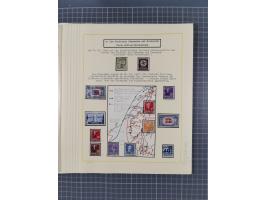 1859/1975 (ca.), postfrische/ungebrauchte und gestempelte Themensammlung “Der imperialistische Weltkrieg 1914/18”, inkl. Kolo