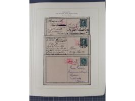 1859/1975 (ca.), postfrische/ungebrauchte und gestempelte Themensammlung “Der imperialistische Weltkrieg 1914/18”, inkl. Kolo