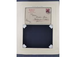 1859/1975 (ca.), postfrische/ungebrauchte und gestempelte Themensammlung “Der imperialistische Weltkrieg 1914/18”, inkl. Kolo