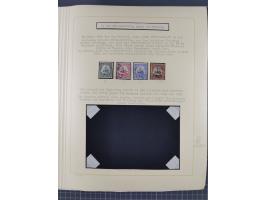 1859/1975 (ca.), postfrische/ungebrauchte und gestempelte Themensammlung “Der imperialistische Weltkrieg 1914/18”, inkl. Kolo