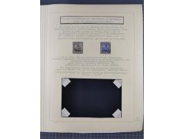 1859/1975 (ca.), postfrische/ungebrauchte und gestempelte Themensammlung “Der imperialistische Weltkrieg 1914/18”, inkl. Kolo