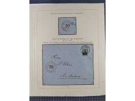 1859/1975 (ca.), postfrische/ungebrauchte und gestempelte Themensammlung “Der imperialistische Weltkrieg 1914/18”, inkl. Kolo