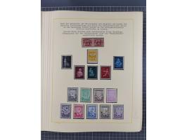 1859/1975 (ca.), postfrische/ungebrauchte und gestempelte Themensammlung “Der imperialistische Weltkrieg 1914/18”, inkl. Kolo