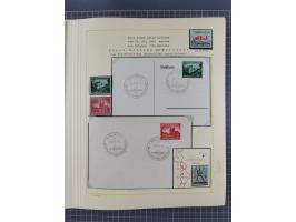 1859/1975 (ca.), postfrische/ungebrauchte und gestempelte Themensammlung “Der imperialistische Weltkrieg 1914/18”, inkl. Kolo