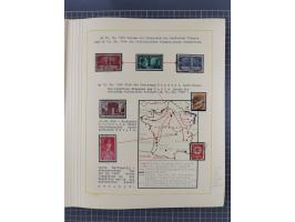 1859/1975 (ca.), postfrische/ungebrauchte und gestempelte Themensammlung “Der imperialistische Weltkrieg 1914/18”, inkl. Kolo