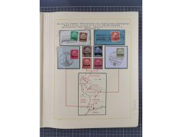 1859/1975 (ca.), postfrische/ungebrauchte und gestempelte Themensammlung “Der imperialistische Weltkrieg 1914/18”, inkl. Kolo