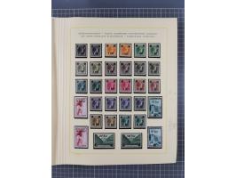 1859/1975 (ca.), postfrische/ungebrauchte und gestempelte Themensammlung “Der imperialistische Weltkrieg 1914/18”, inkl. Kolo