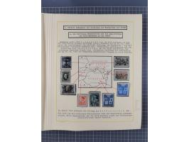 1859/1975 (ca.), postfrische/ungebrauchte und gestempelte Themensammlung “Der imperialistische Weltkrieg 1914/18”, inkl. Kolo