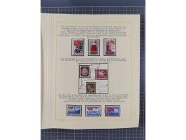 1859/1975 (ca.), postfrische/ungebrauchte und gestempelte Themensammlung “Der imperialistische Weltkrieg 1914/18”, inkl. Kolo