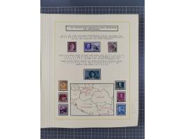 1859/1975 (ca.), postfrische/ungebrauchte und gestempelte Themensammlung “Der imperialistische Weltkrieg 1914/18”, inkl. Kolo