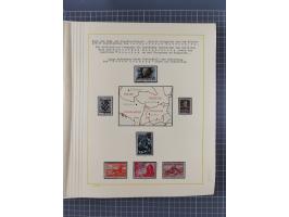 1859/1975 (ca.), postfrische/ungebrauchte und gestempelte Themensammlung “Der imperialistische Weltkrieg 1914/18”, inkl. Kolo