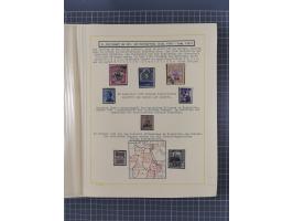 1859/1975 (ca.), postfrische/ungebrauchte und gestempelte Themensammlung “Der imperialistische Weltkrieg 1914/18”, inkl. Kolo