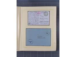 1859/1975 (ca.), postfrische/ungebrauchte und gestempelte Themensammlung “Der imperialistische Weltkrieg 1914/18”, inkl. Kolo