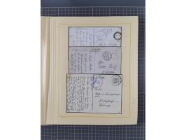 1859/1975 (ca.), postfrische/ungebrauchte und gestempelte Themensammlung “Der imperialistische Weltkrieg 1914/18”, inkl. Kolo