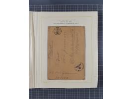 1859/1975 (ca.), postfrische/ungebrauchte und gestempelte Themensammlung “Der imperialistische Weltkrieg 1914/18”, inkl. Kolo