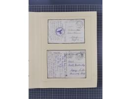 1859/1975 (ca.), postfrische/ungebrauchte und gestempelte Themensammlung “Der imperialistische Weltkrieg 1914/18”, inkl. Kolo