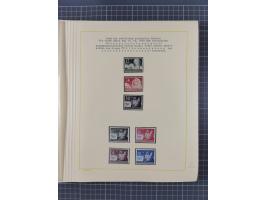 1859/1975 (ca.), postfrische/ungebrauchte und gestempelte Themensammlung “Der imperialistische Weltkrieg 1914/18”, inkl. Kolo