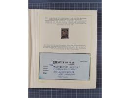 1859/1975 (ca.), postfrische/ungebrauchte und gestempelte Themensammlung “Der imperialistische Weltkrieg 1914/18”, inkl. Kolo