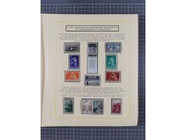 1859/1975 (ca.), postfrische/ungebrauchte und gestempelte Themensammlung “Der imperialistische Weltkrieg 1914/18”, inkl. Kolo