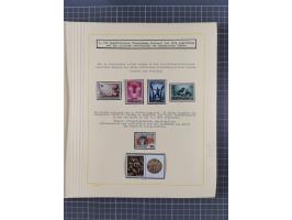 1859/1975 (ca.), postfrische/ungebrauchte und gestempelte Themensammlung “Der imperialistische Weltkrieg 1914/18”, inkl. Kolo