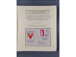 1859/1975 (ca.), postfrische/ungebrauchte und gestempelte Themensammlung “Der imperialistische Weltkrieg 1914/18”, inkl. Kolo