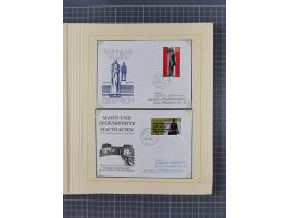 1859/1975 (ca.), postfrische/ungebrauchte und gestempelte Themensammlung “Der imperialistische Weltkrieg 1914/18”, inkl. Kolo