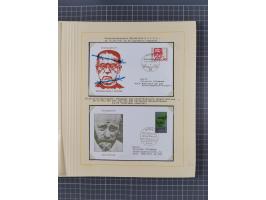 1859/1975 (ca.), postfrische/ungebrauchte und gestempelte Themensammlung “Der imperialistische Weltkrieg 1914/18”, inkl. Kolo