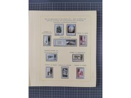 1859/1975 (ca.), postfrische/ungebrauchte und gestempelte Themensammlung “Der imperialistische Weltkrieg 1914/18”, inkl. Kolo