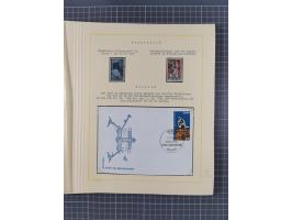 1859/1975 (ca.), postfrische/ungebrauchte und gestempelte Themensammlung “Der imperialistische Weltkrieg 1914/18”, inkl. Kolo