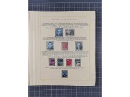 1859/1975 (ca.), postfrische/ungebrauchte und gestempelte Themensammlung “Der imperialistische Weltkrieg 1914/18”, inkl. Kolo