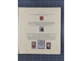 1859/1975 (ca.), postfrische/ungebrauchte und gestempelte Themensammlung “Der imperialistische Weltkrieg 1914/18”, inkl. Kolo