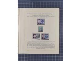 1859/1975 (ca.), postfrische/ungebrauchte und gestempelte Themensammlung “Der imperialistische Weltkrieg 1914/18”, inkl. Kolo