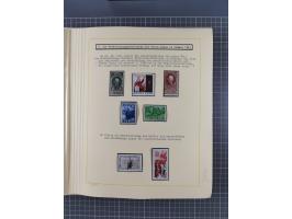 1859/1975 (ca.), postfrische/ungebrauchte und gestempelte Themensammlung “Der imperialistische Weltkrieg 1914/18”, inkl. Kolo