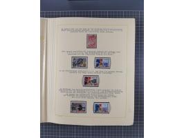 1859/1975 (ca.), postfrische/ungebrauchte und gestempelte Themensammlung “Der imperialistische Weltkrieg 1914/18”, inkl. Kolo